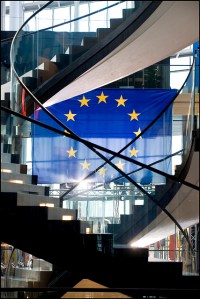 EU flag Strasbourg