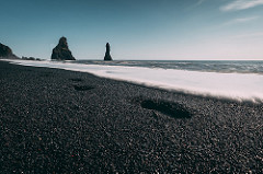 Iceland Black Beach