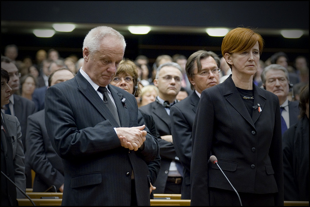 Smolensk EU EP commemorative ceremony