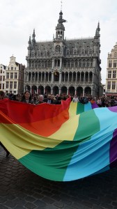 LGBT flag BXL